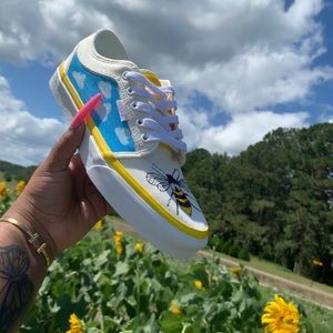 Custom “Walking on Sunshine” Vans Handmade